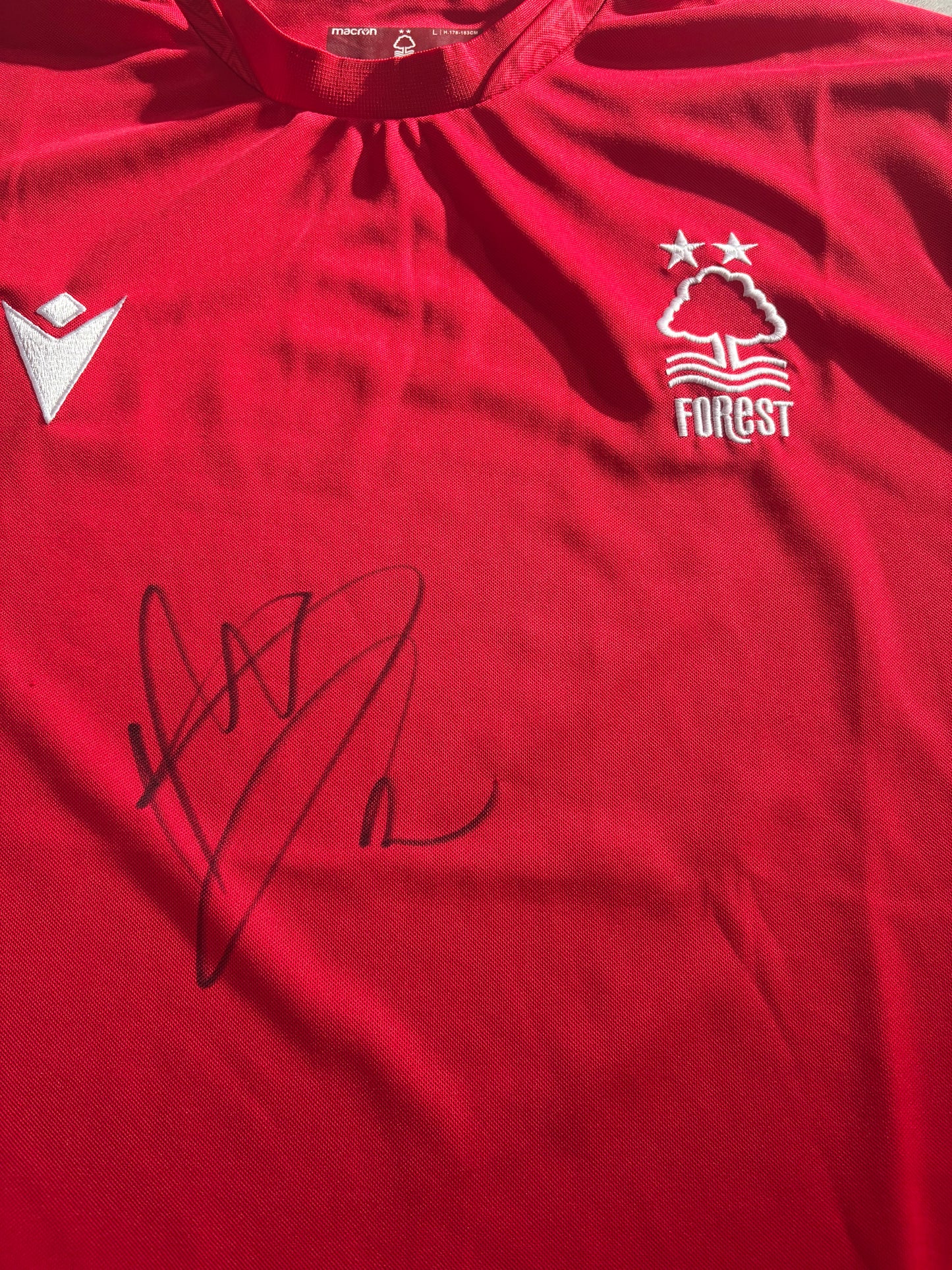 Ryan Yates - Nottingham Forest FC - signed shirt