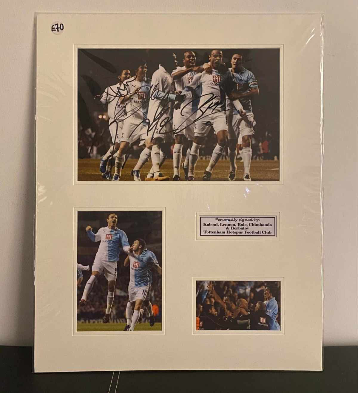 Lucas Moura, Multi- signed photo montage & Robbie Keane - Tottenham Hotspur FC - signed photo monunts - Spurs memorabilia, gift, display (Copy)