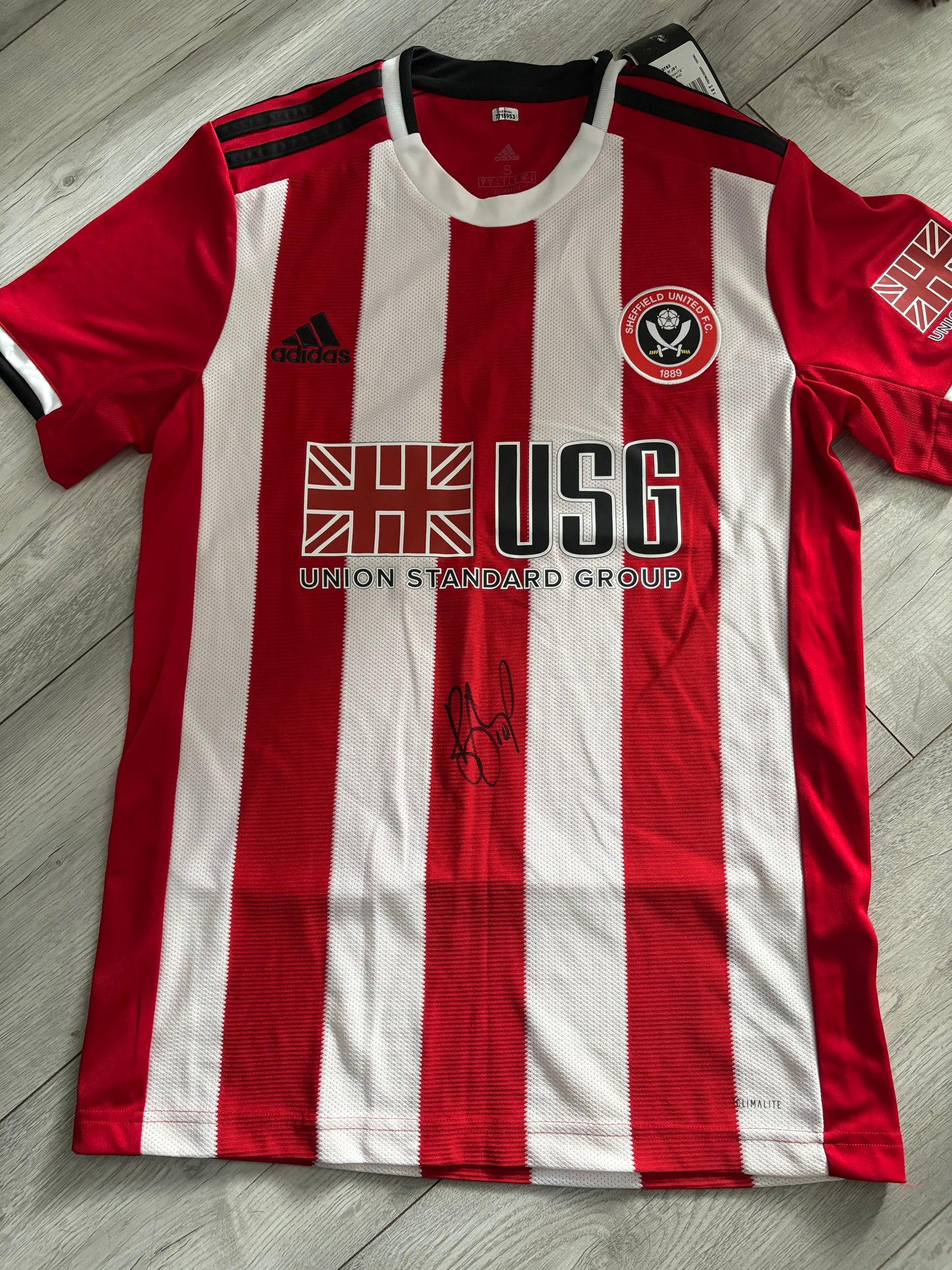 Billy Sharp - Sheffield United FC - hand signed shirt, SUFC memorabilia, gift