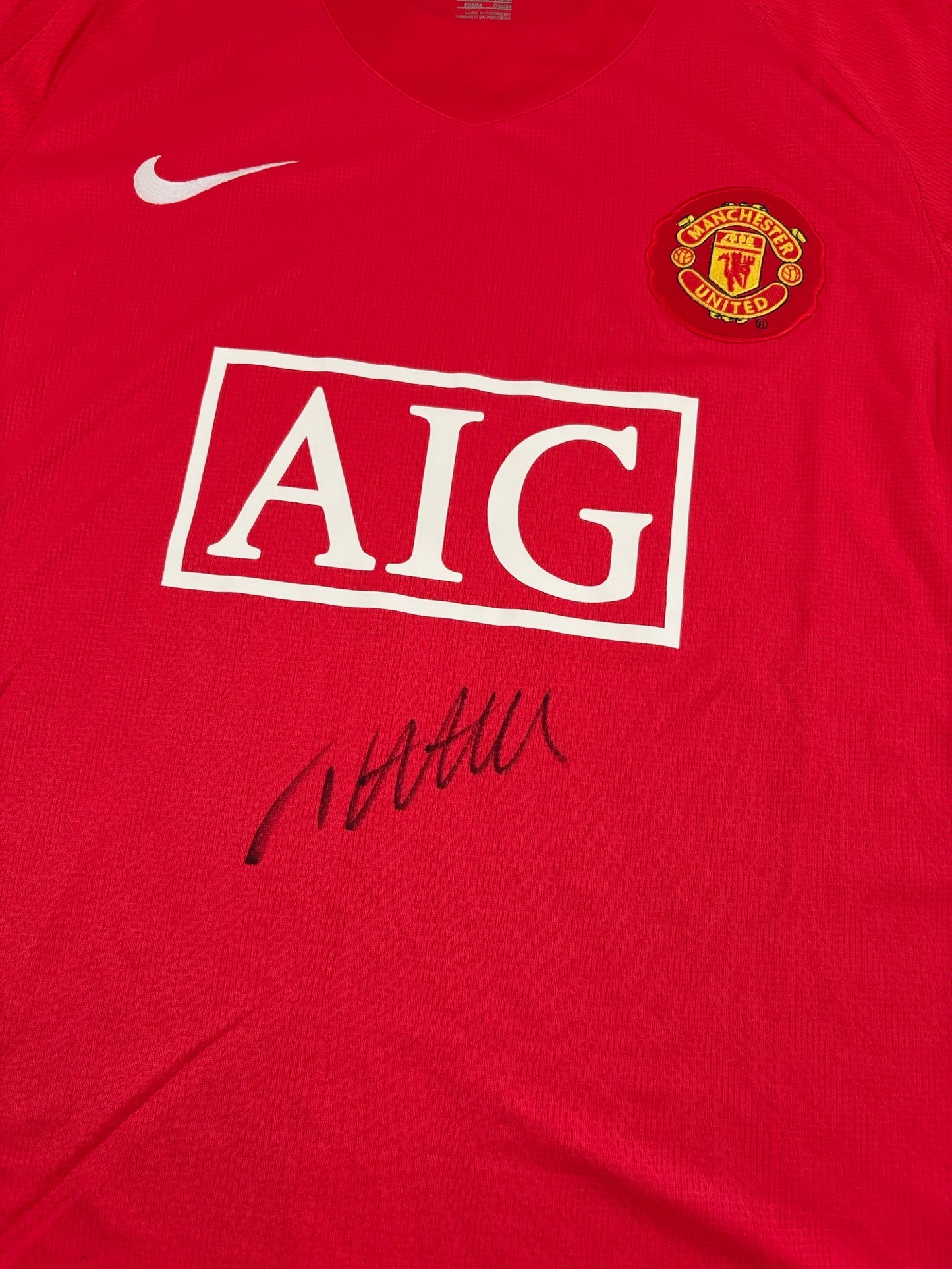 Darren Fletcher - Manchester United FC - signed replica shirt - MUFC memorabilia, football shirt (UNFRAMED)
