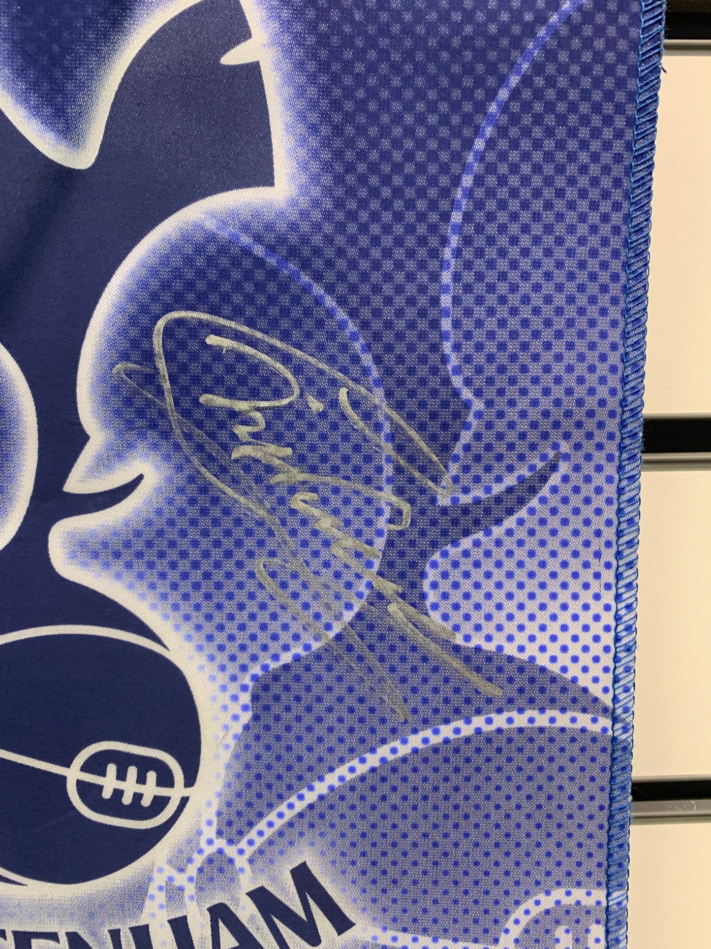 Glenn Hoddle & Chris Waddle - Tottenham Hotspur - hand signed pennant - memorabilia, gift, christmas gift, autograph