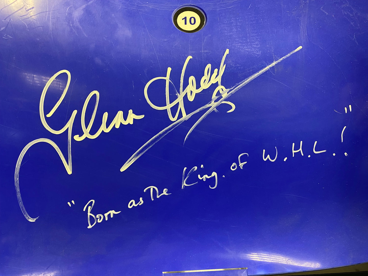 Glenn Hoddle - Tottenham Hotspur - hand signed seat back - memorabilia, gift, christmas gift, autograph (Copy)