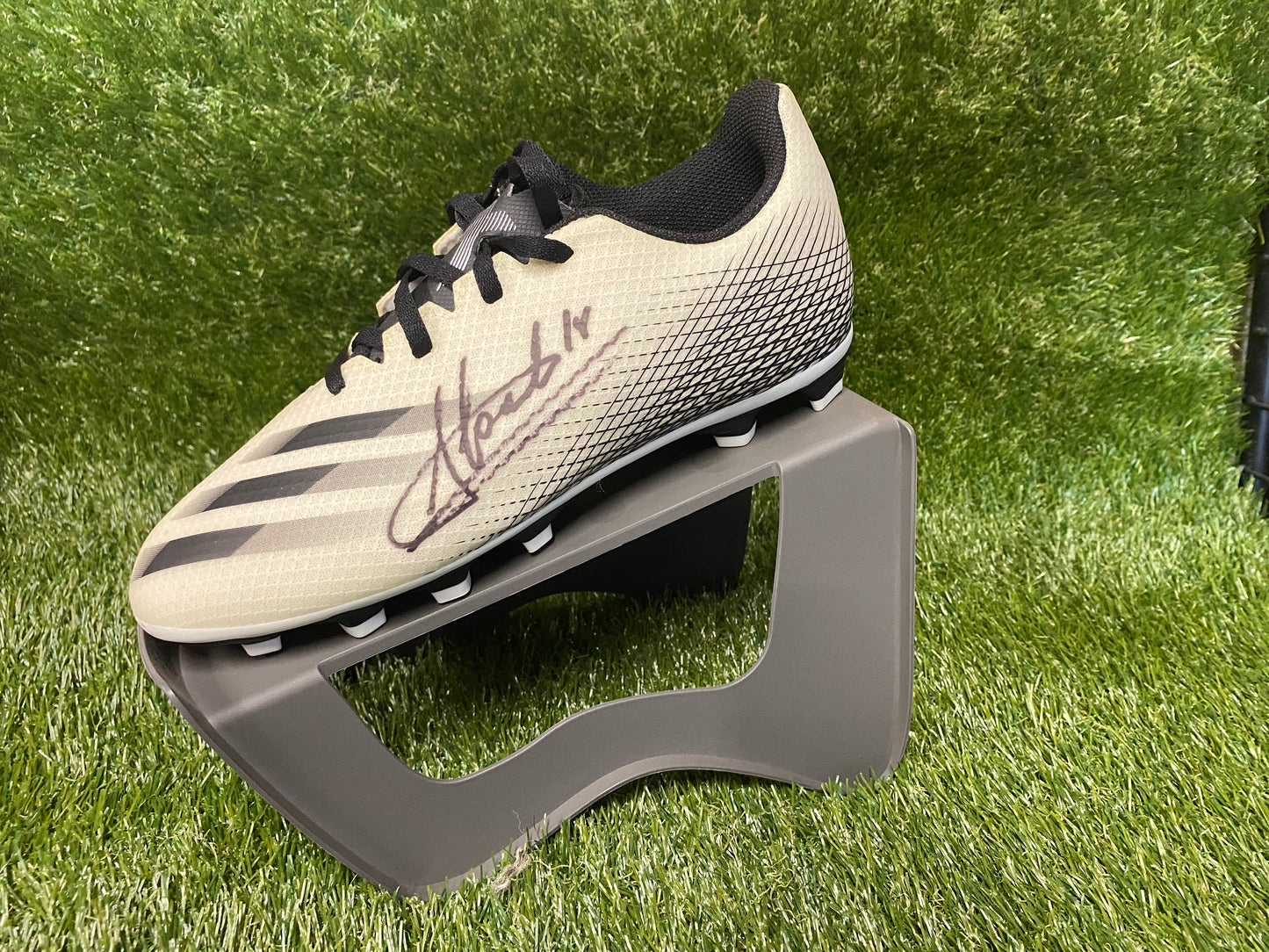 Diego Llorente - Leeds United AFC - hand signed football boot - LUFC memorabilia, gift, autograph