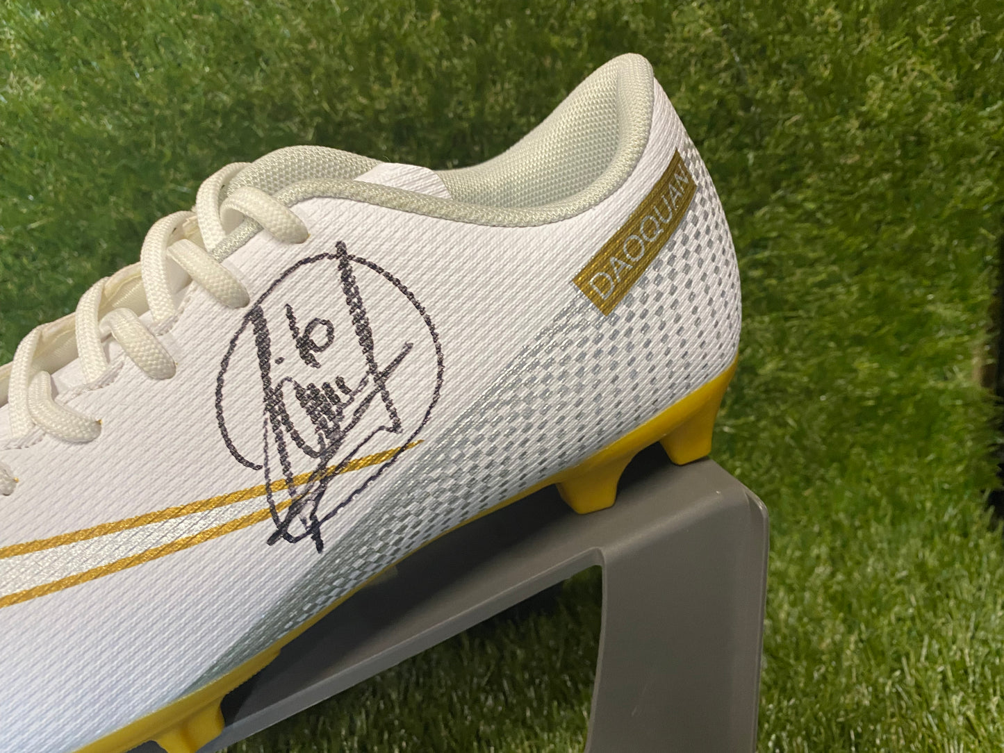 Paolo Di Canio - West Ham United - hand signed football boot - memorabilia, gift, christmas gift, autograph