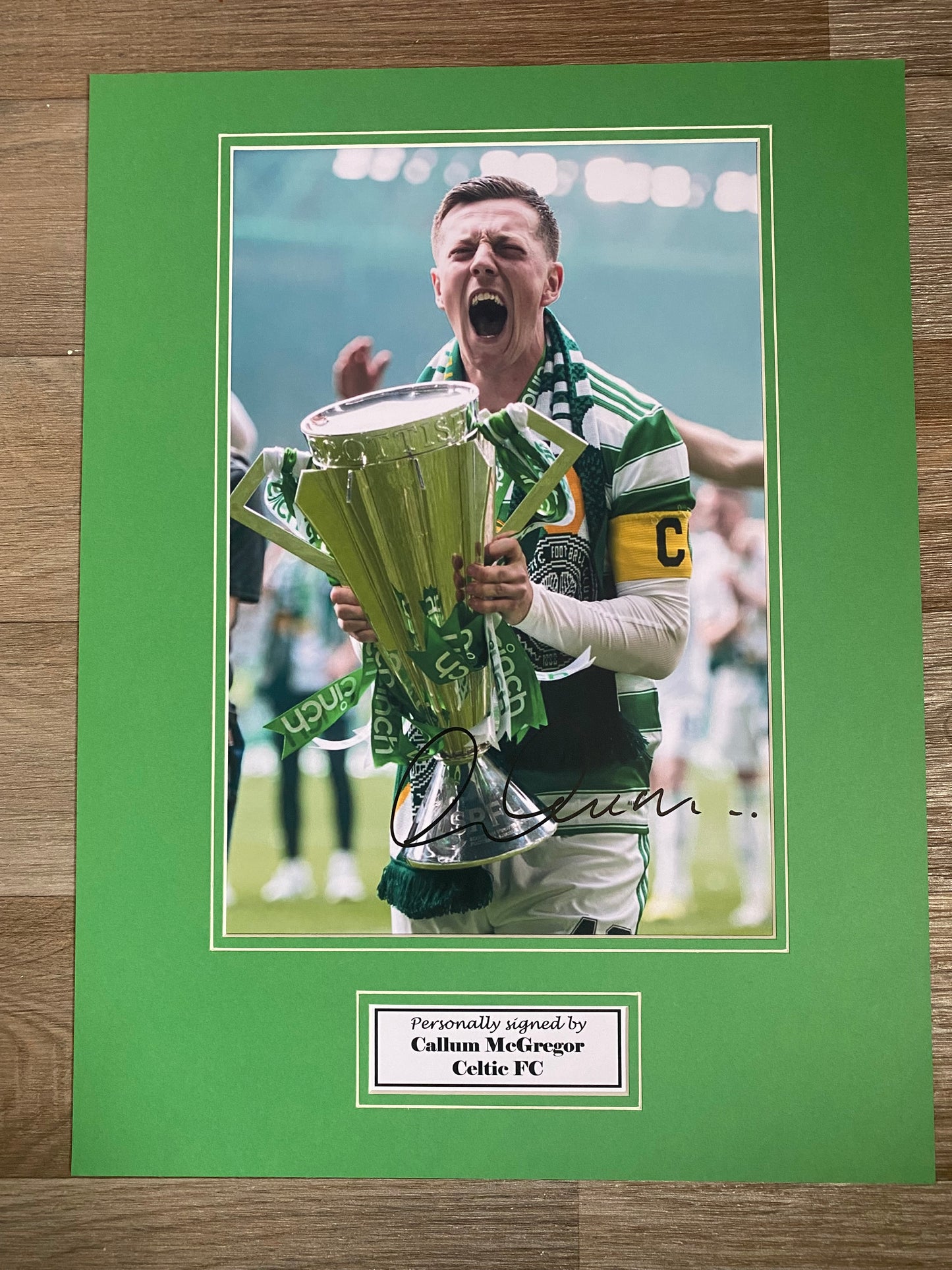 Callum McGregor Celtic FC - signed photo mount - Celtic memorabilia, photo (UNFRAMED)