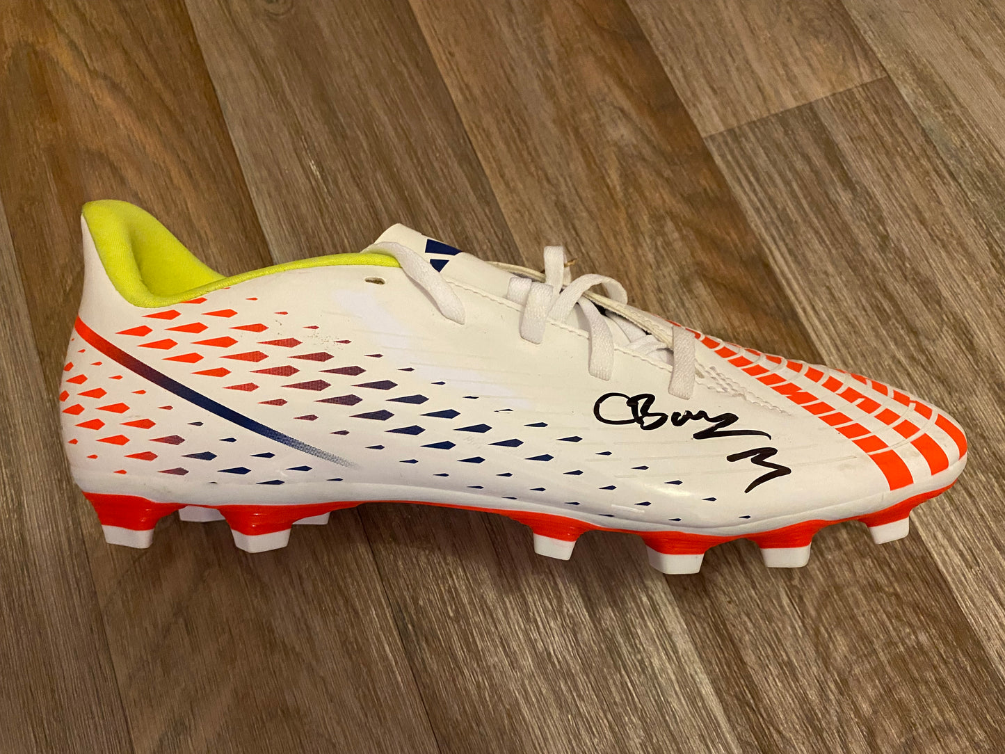 Calvin Bassey - Fulham - hand signed football boot - FFC memorabilia, gift, christmas gift, autograph
