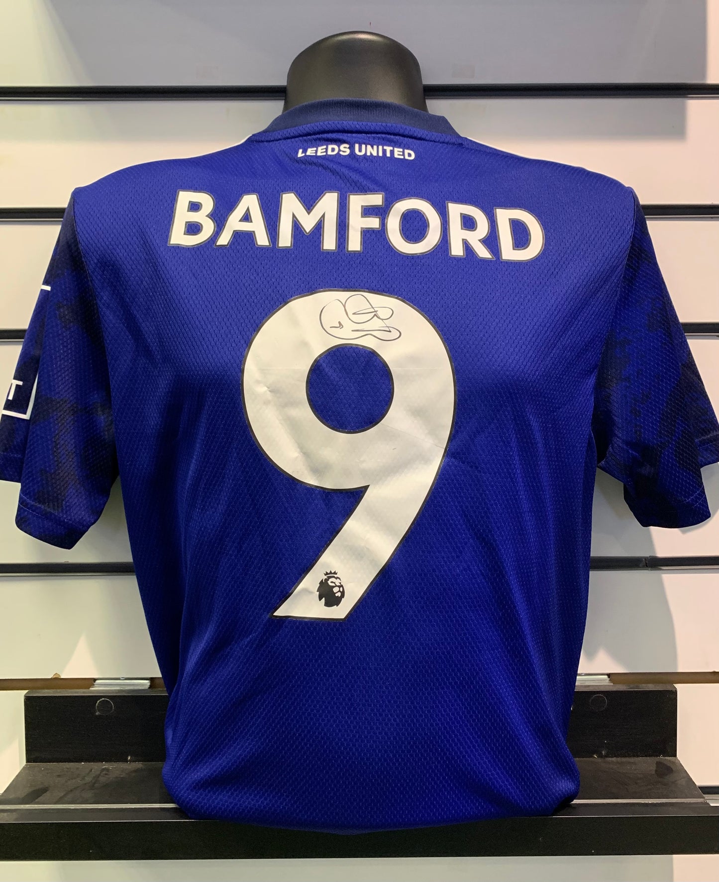 Patrick Bamford - Leeds United signed replica shirt - Leeds memorabilia, gift, shirt (UNFRAMED)
