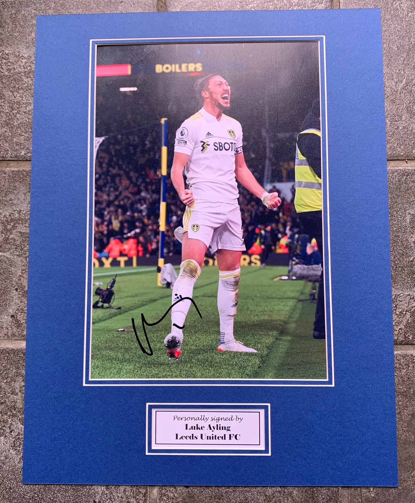 Luke Ayling - Leeds United AFC - 16x12in signed photo montage - Leeds United memorabilia, gift, display