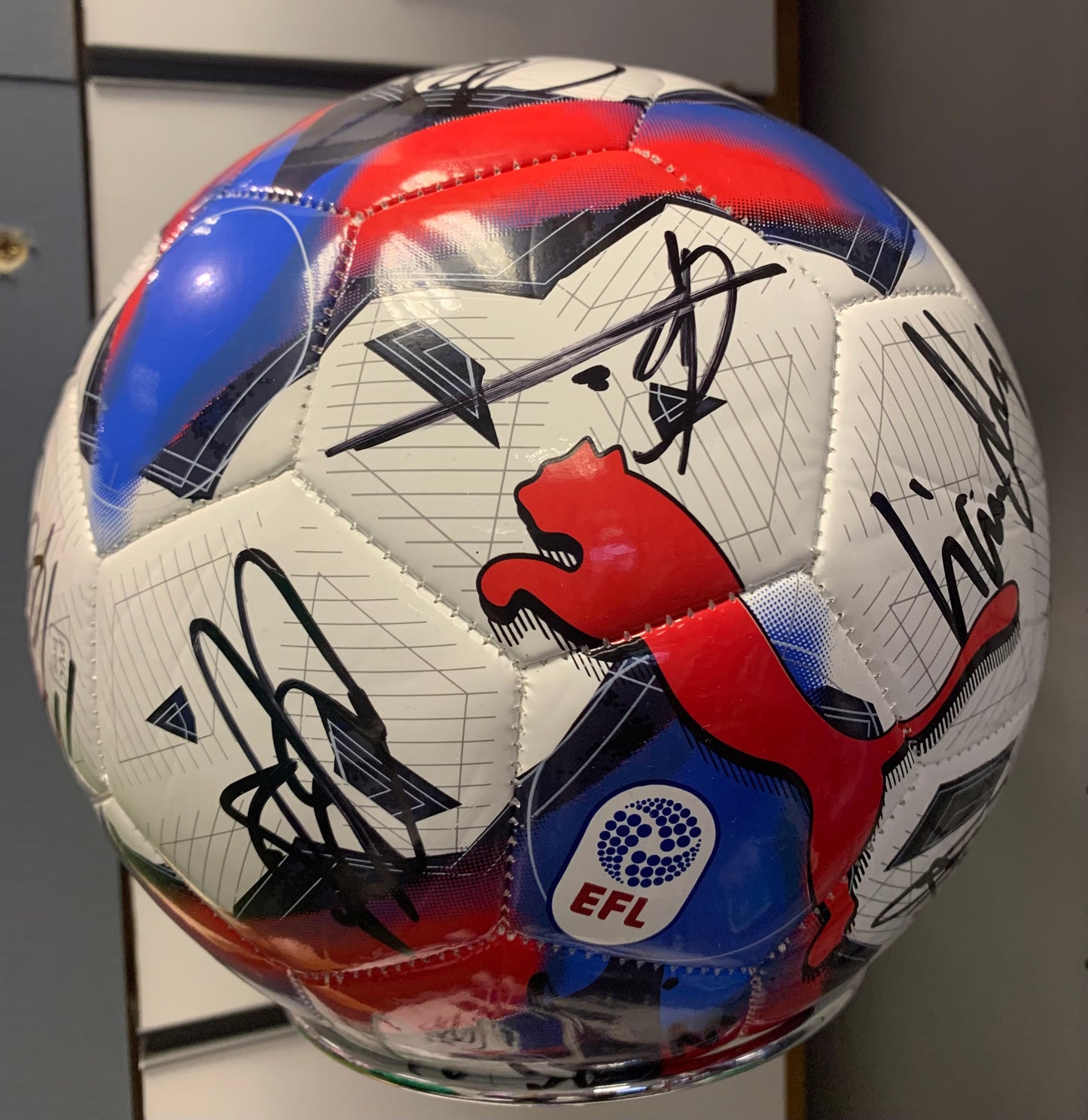 2022/23 Stoke City FC - multi-signed football - SCFC memorabilia, gift, display