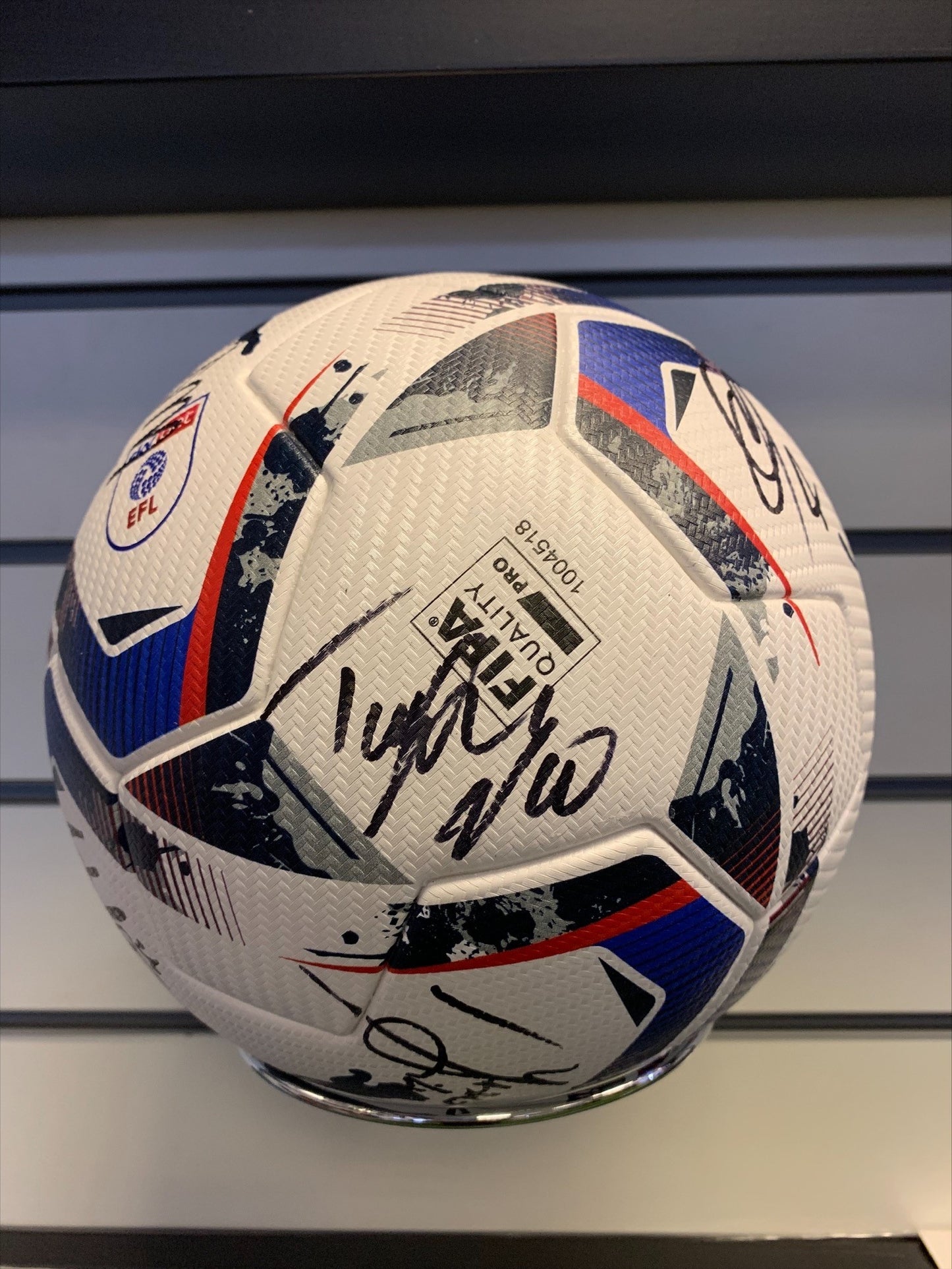2021/22 Fulham - multi-signed "OFFICIAL EFL" match ball - FFC memorabilia, gift, display