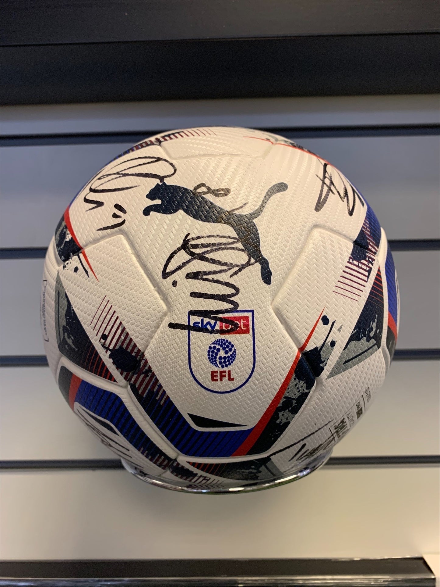 2021/22 Fulham - multi-signed "OFFICIAL EFL" match ball - FFC memorabilia, gift, display