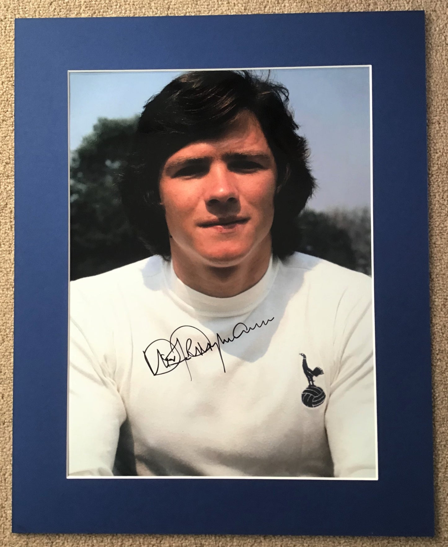 Steve Perryman - Tottenham Hotspur FC - 20x16in signed photo mount- THFC memorabilia, gift, display (UNFRAMED)