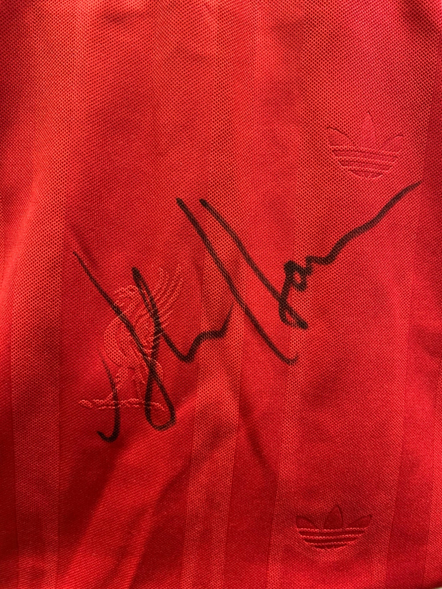 Alan Hanson - Liverpool signed replica shirt - LFC, Liverpool memorabilia, gift, (UNFRAMED)