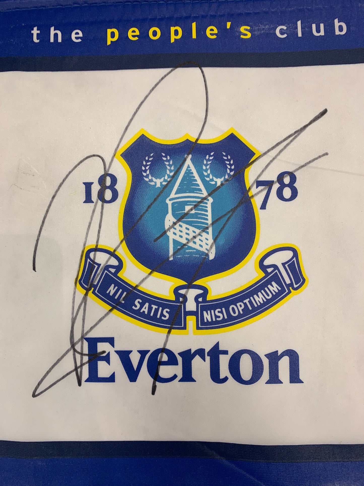 2021/22 Richarlison - Everton FC - signed pennant - Everton memorabilia, gift, display