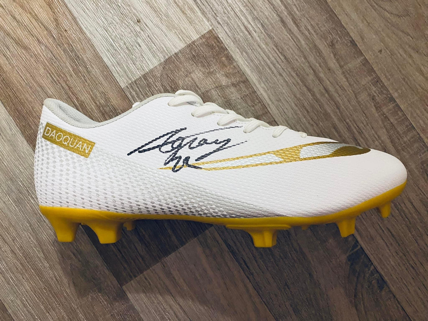 Archie Gray - Leeds United FC - hand signed football boot - LUFC memorabilia, gift, christmas gift, autograph