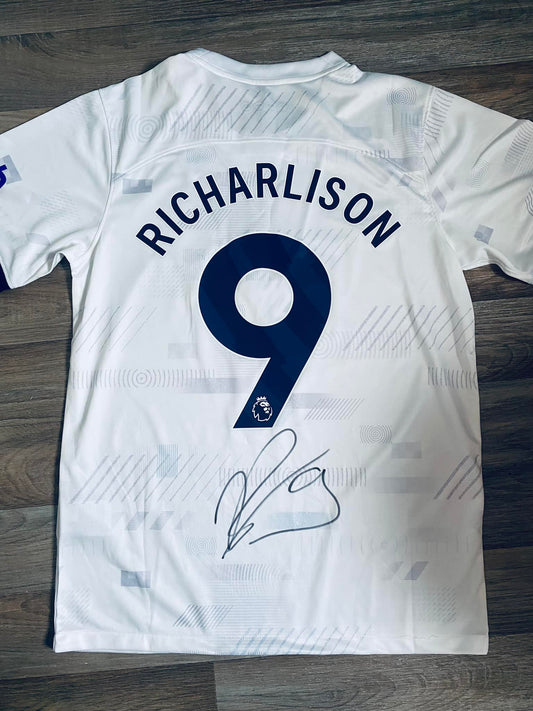 Richarlison - Tottenham Hotspur - hand-signed replica shirt - THFC memorabilia, football shirt