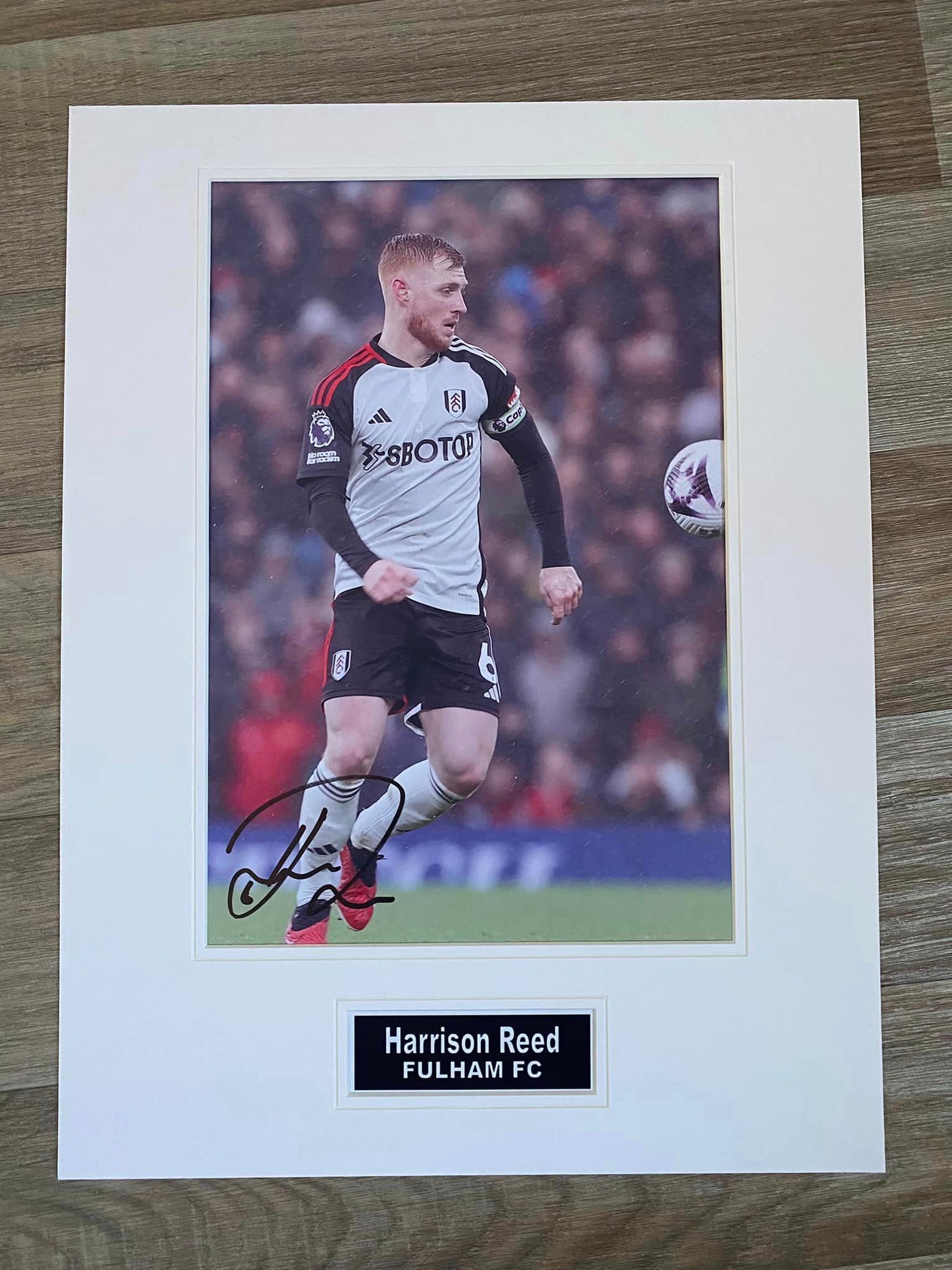 Harrison Reed - Fulham - 16x12in signed photo mount - FFC memorabilia, gift, display