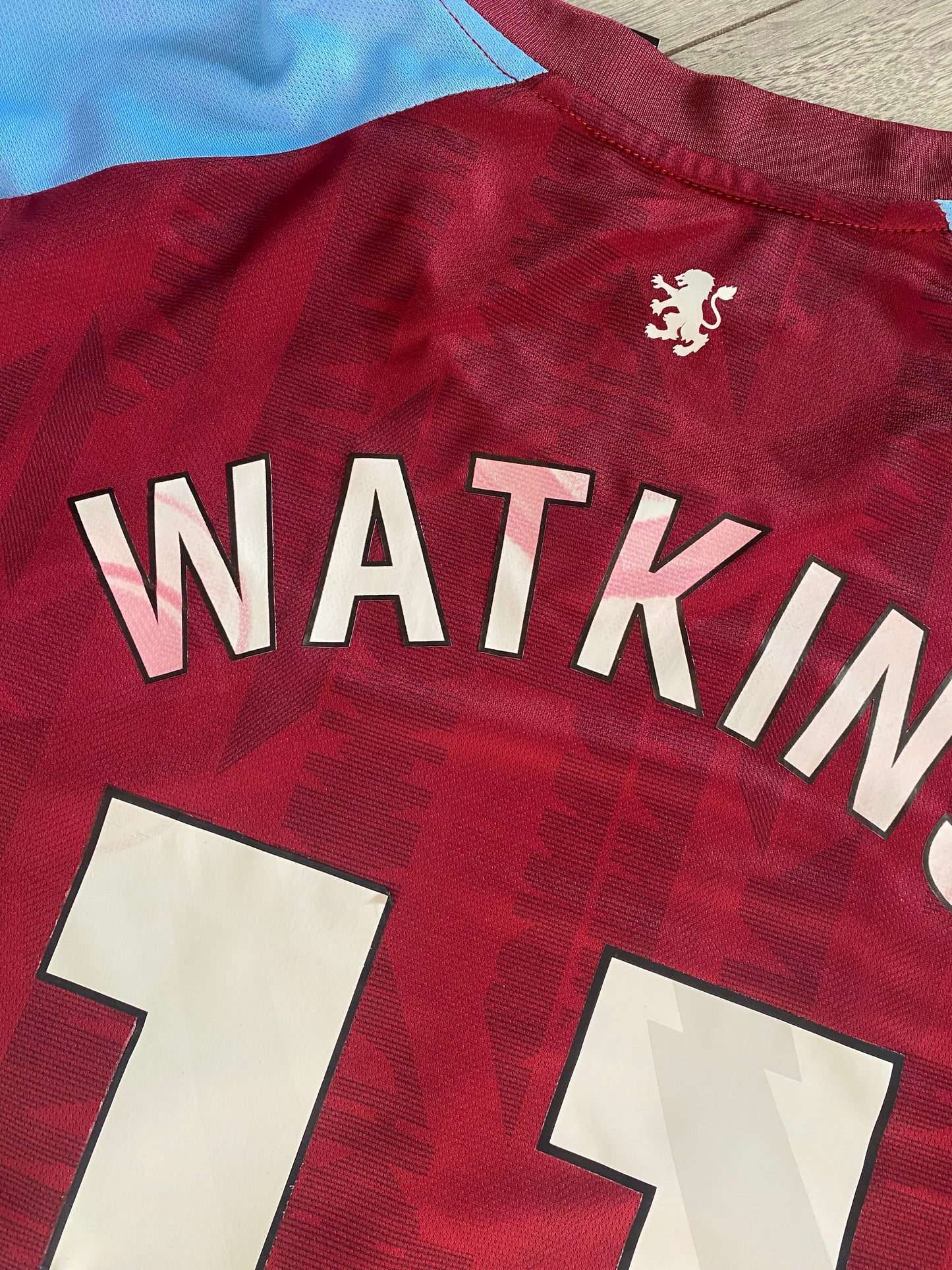 Ollie Watkins - Aston Villa signed replica shirt -Villa memorabilia, AVFC gift, (UNFRAMED)