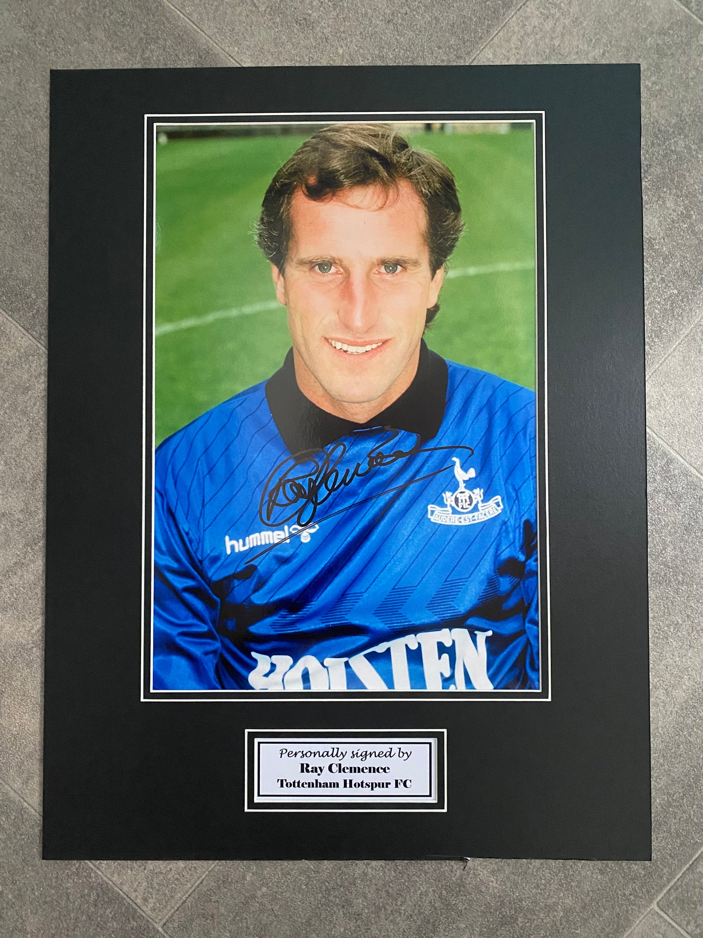 Ray Clemence - Tottenham Hotspur FC "Legend" - 16x12in signed photo mount- THFC memorabilia, gift, display (UNFRAMED)