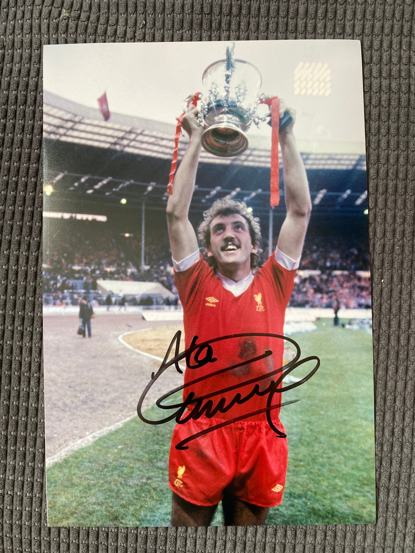 Alan Kennedy - Liverpool FC - A4 signed photo - LFC memorabilia, gift, autograph