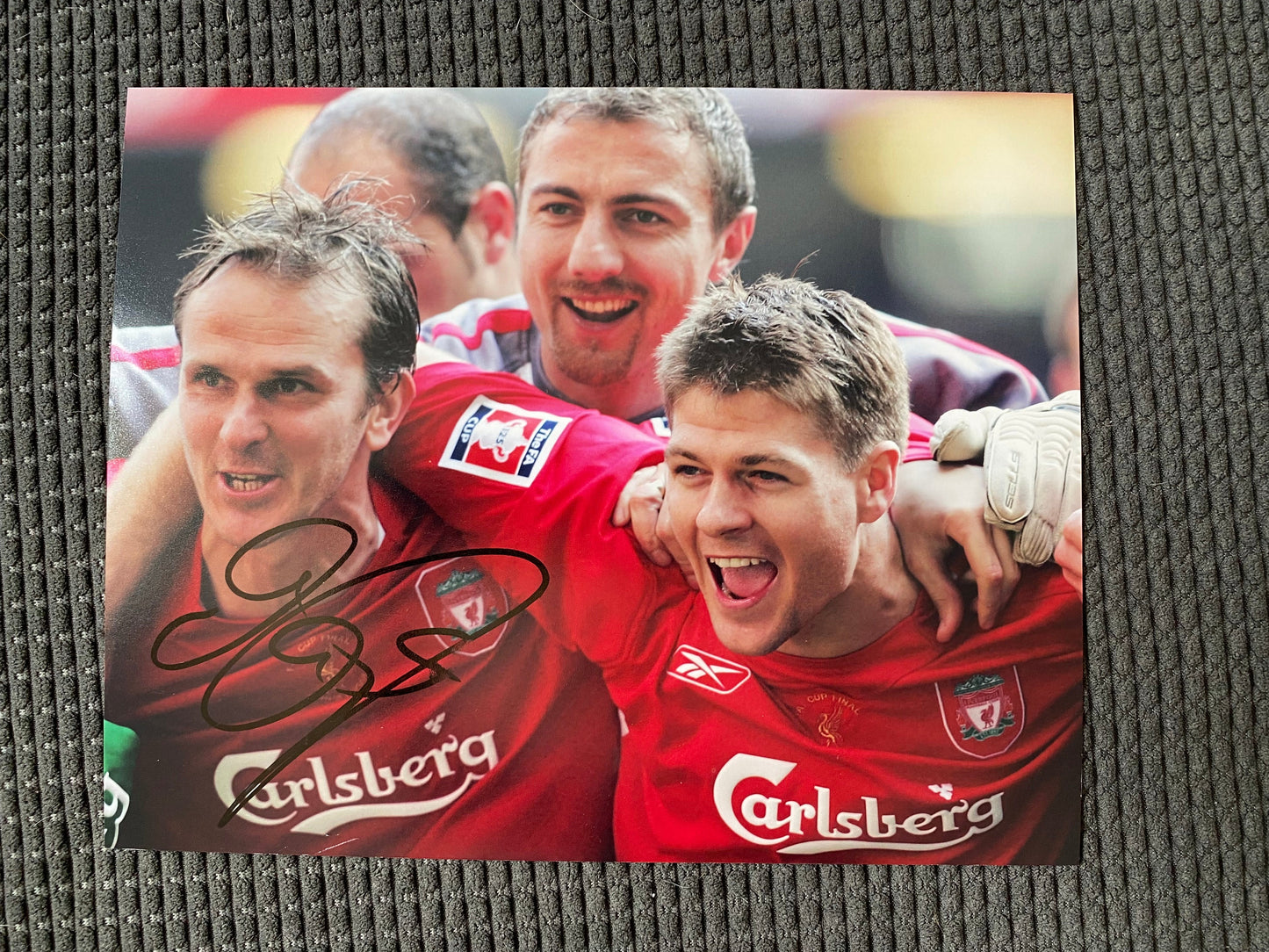 Dietmar Hamann - Liverpool FC - 10x8in signed photo - LFC memorabilia, gift, autograph