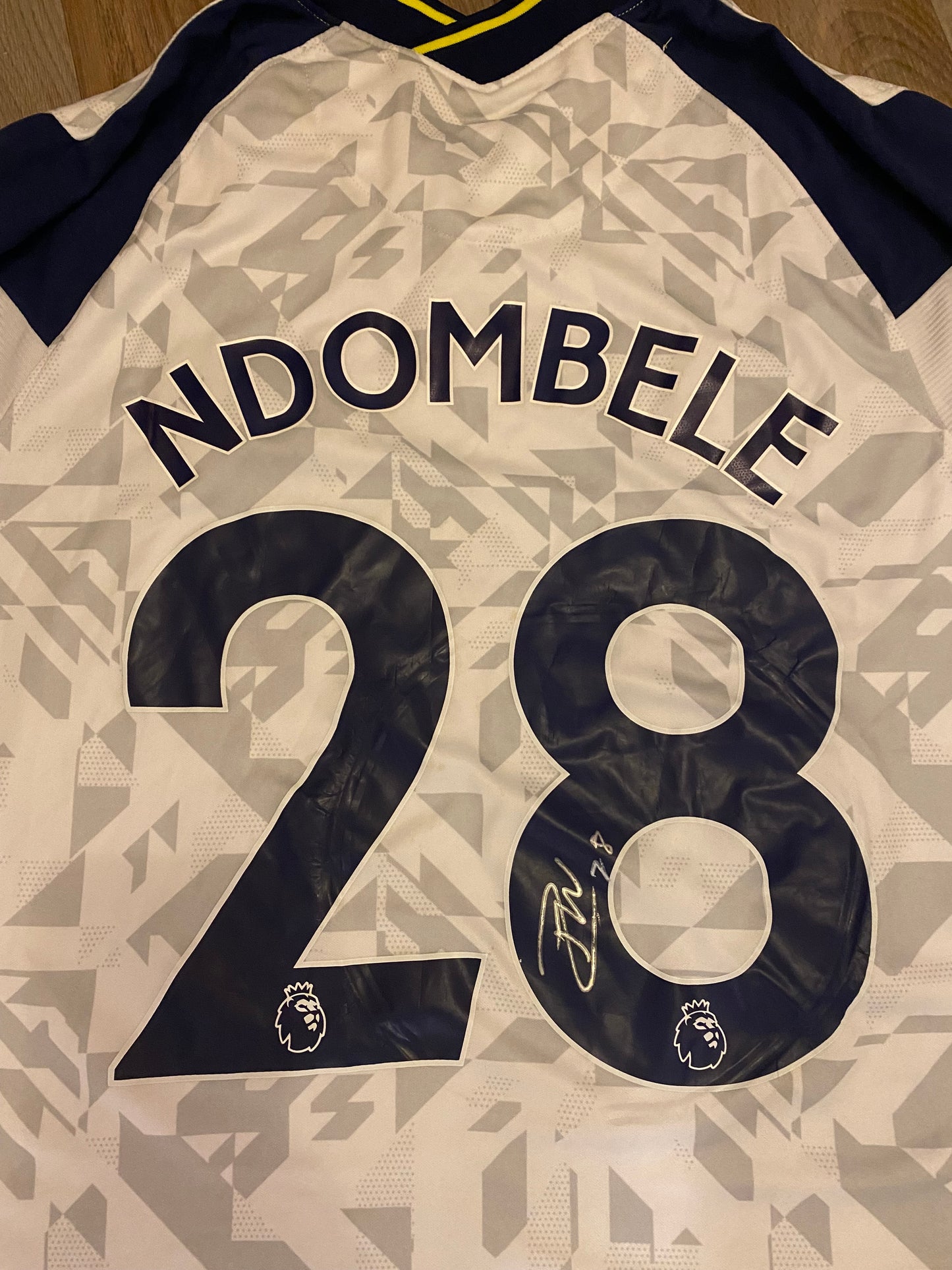 Tanguy Ndombele - Tottenham Hotspur - hand-signed replica shirt - memorabilia, football shirt