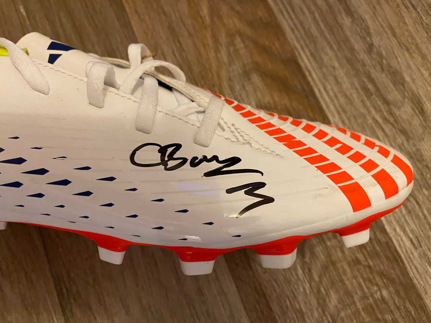 Calvin Bassey - Fulham - hand signed football boot - FFC memorabilia, gift, christmas gift, autograph