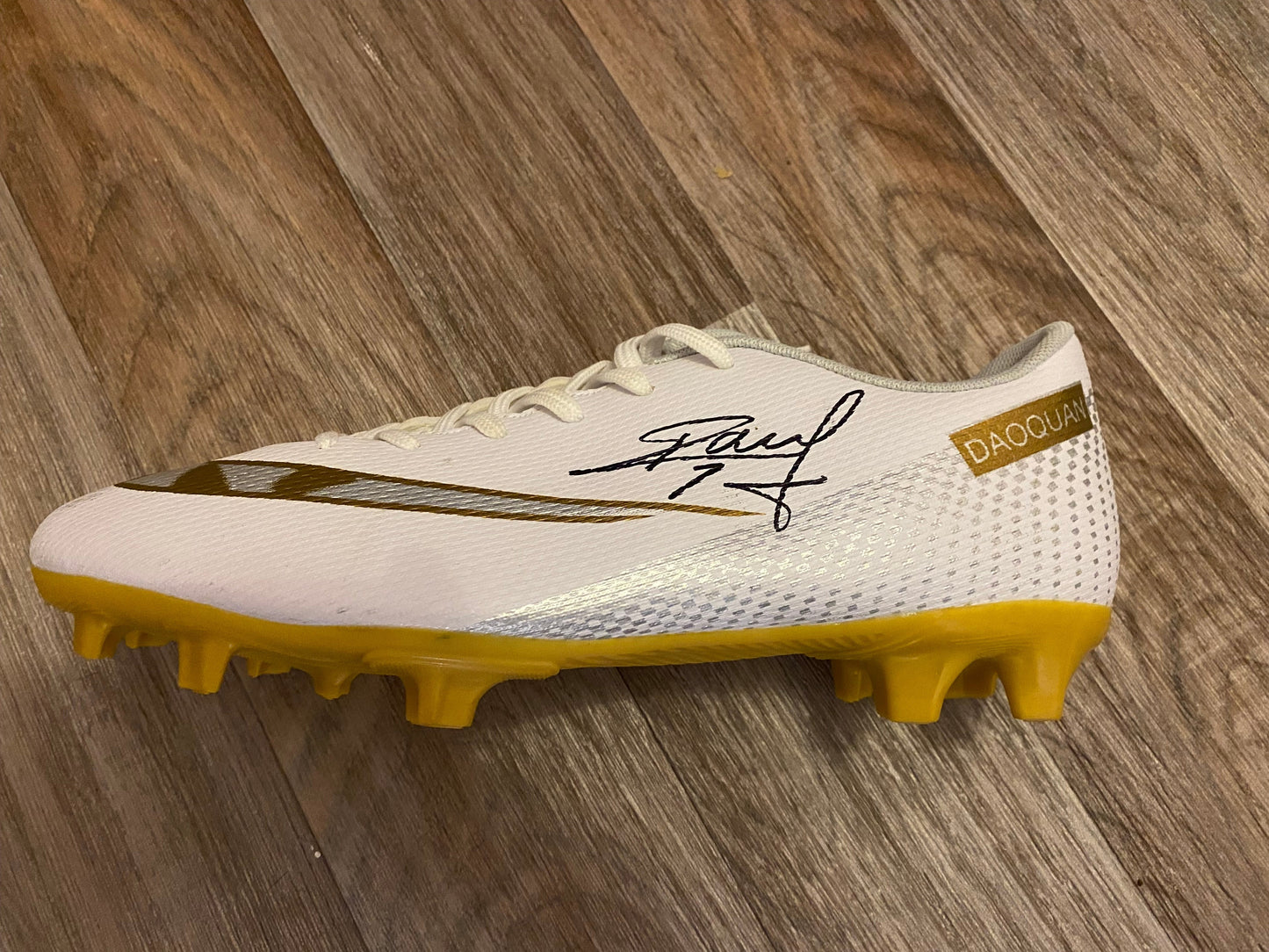 Raul Jiminez - Fulham - hand signed football boot - FFC memorabilia, gift, christmas gift, autograph