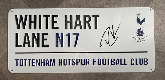 Robbie Keane - Tottenham Hotspur - signed metal street sign - memorabilia, gift