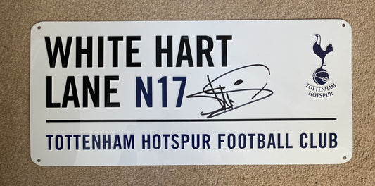 Steve Archibald - Tottenham Hotspur - signed metal street sign - memorabilia, gift