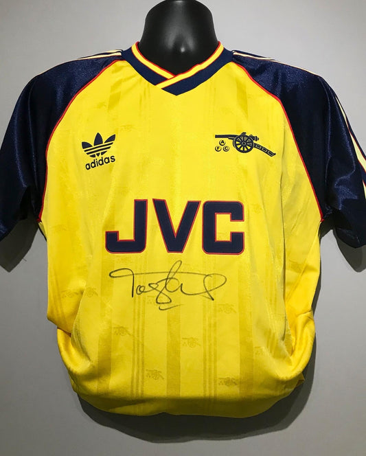 Tony Adams - Arsenal FC - hand-signed replica shirt - AFC memorabilia, football shirt (UNFRAMED)