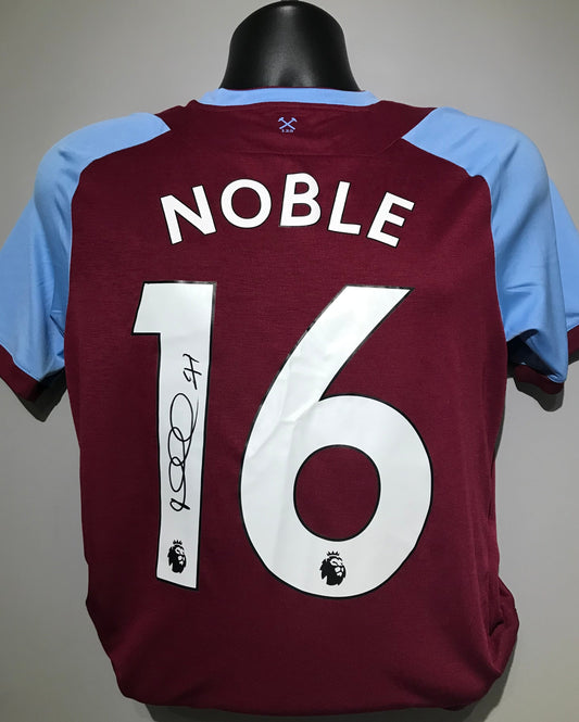 Mark Noble - West Ham United FC - signed shirt - WHUFC memorabilia, gift