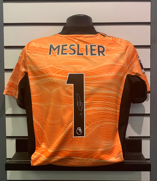 Illan Meslier - Leeds United signed replica shirt - Leeds memorabilia, gift, shirt (UNFRAMED)