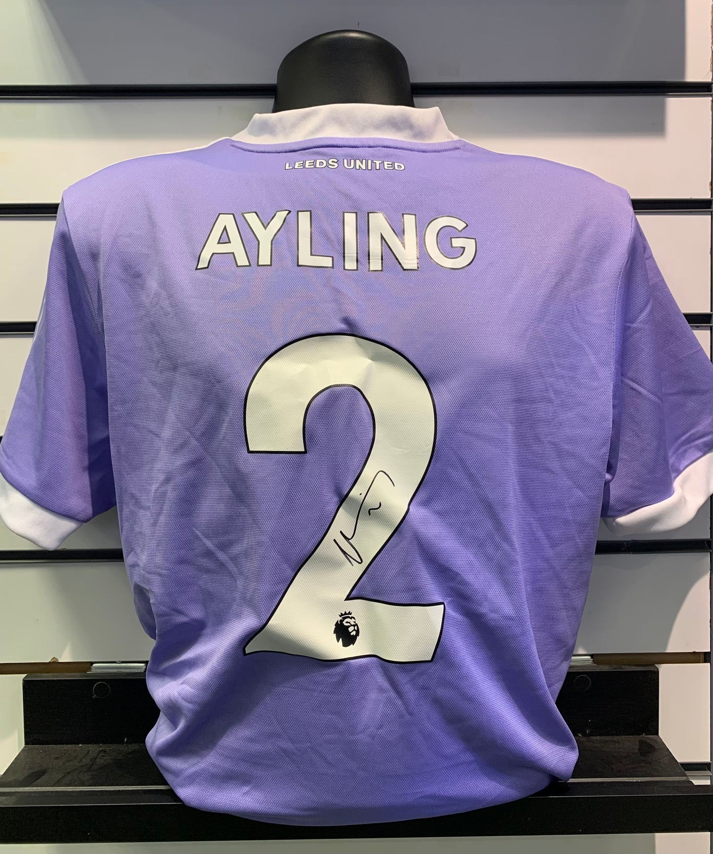 Luke Ayling - Leeds United signed replica shirt - Leeds memorabilia, gift, (UNFRAMED)