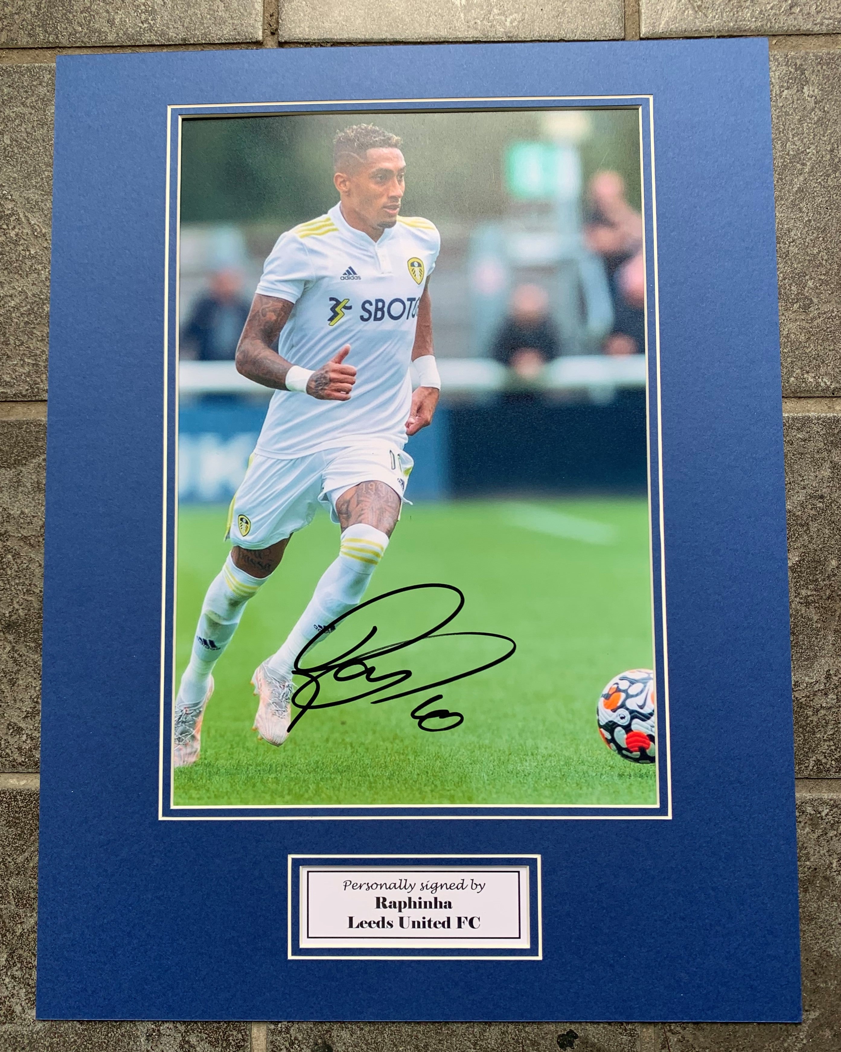 Leeds united hot sale signed memorabilia