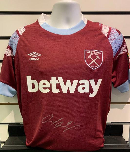Michail Antonio - West Ham United FC - signed shirt - WHUFC memorabilia, gift