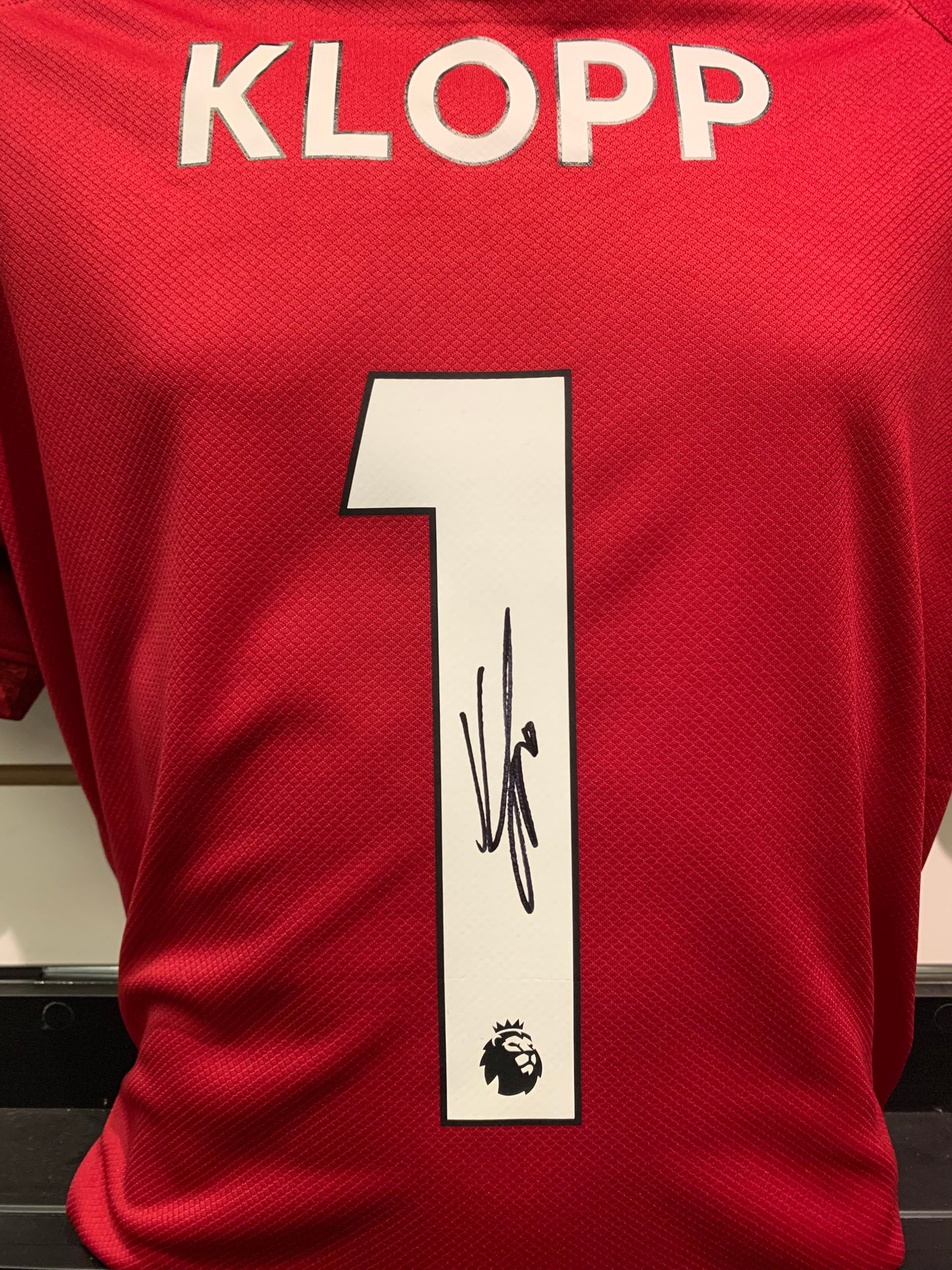 Jurgen Klopp - Liverpool signed replica shirt - LFC, Liverpool memorabilia, gift, (UNFRAMED)