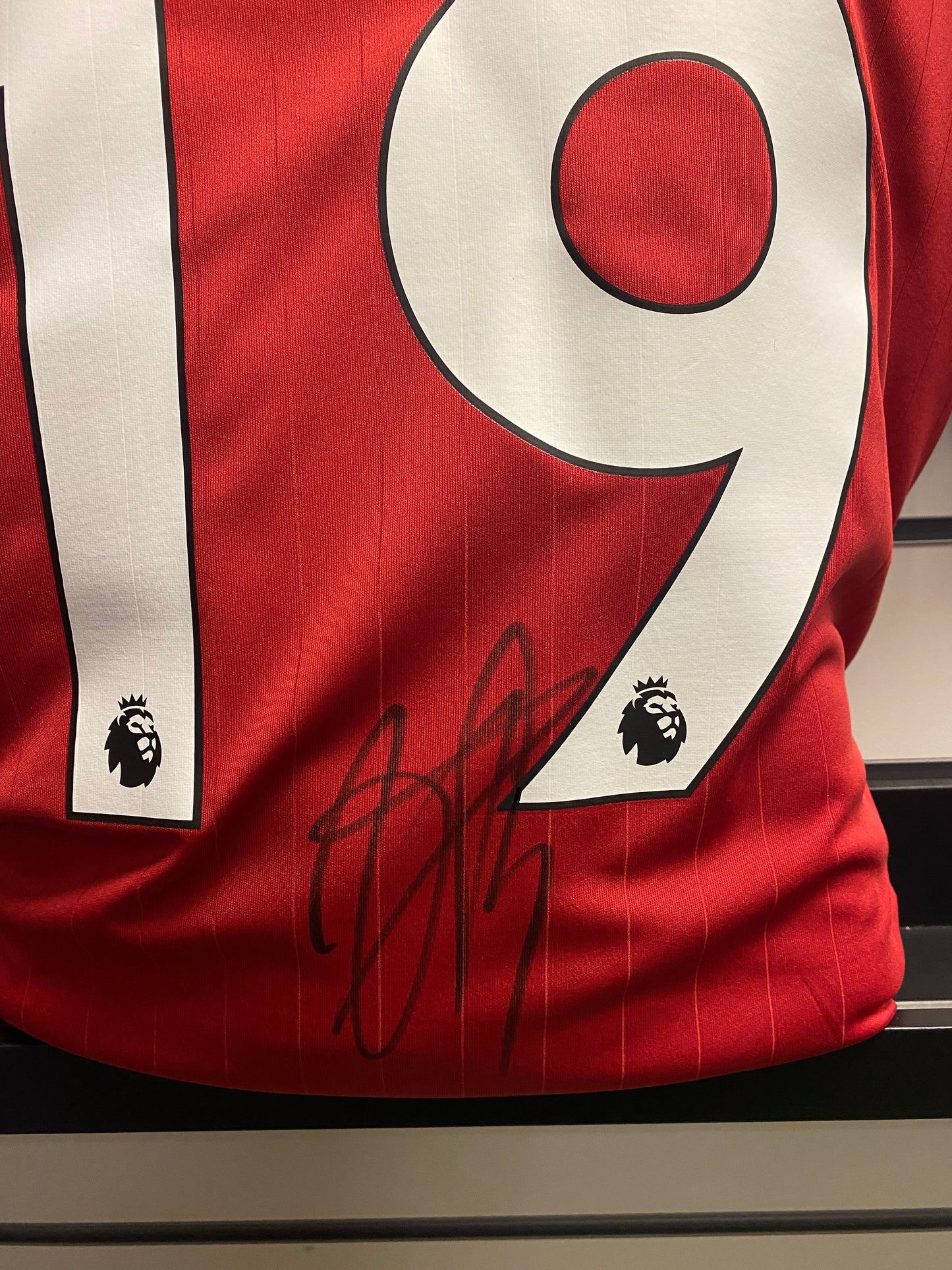 Rafael Varane - Manchester United hand-signed replica shirt - MUFC memorabilia, football shirt (UNFRAMED)