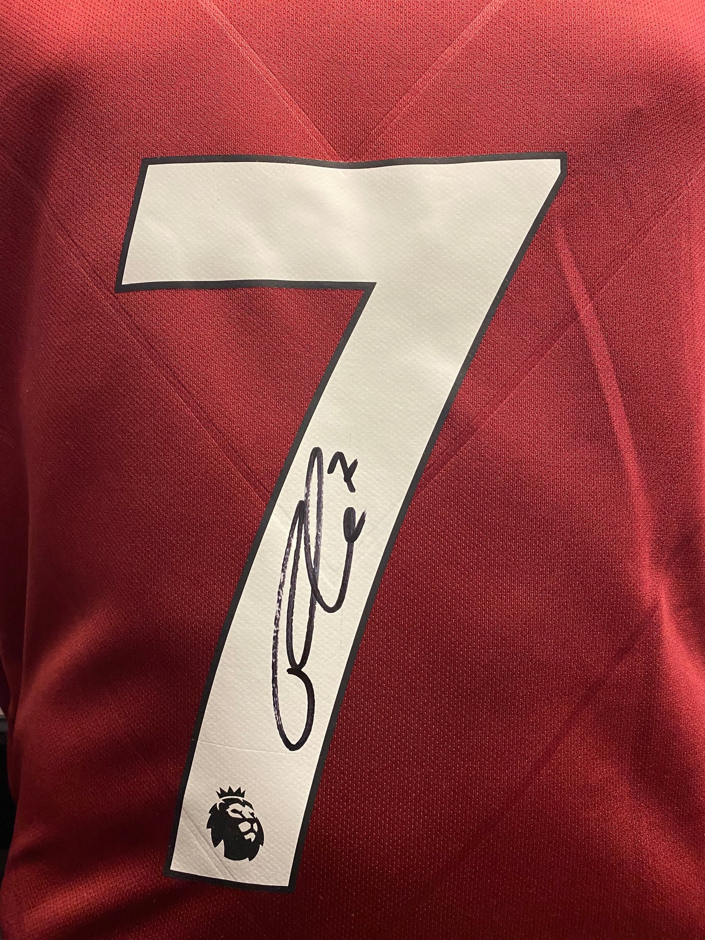 John McGinn - Aston Villa signed replica shirt -Villa memorabilia, AVFC gift, (UNFRAMED)