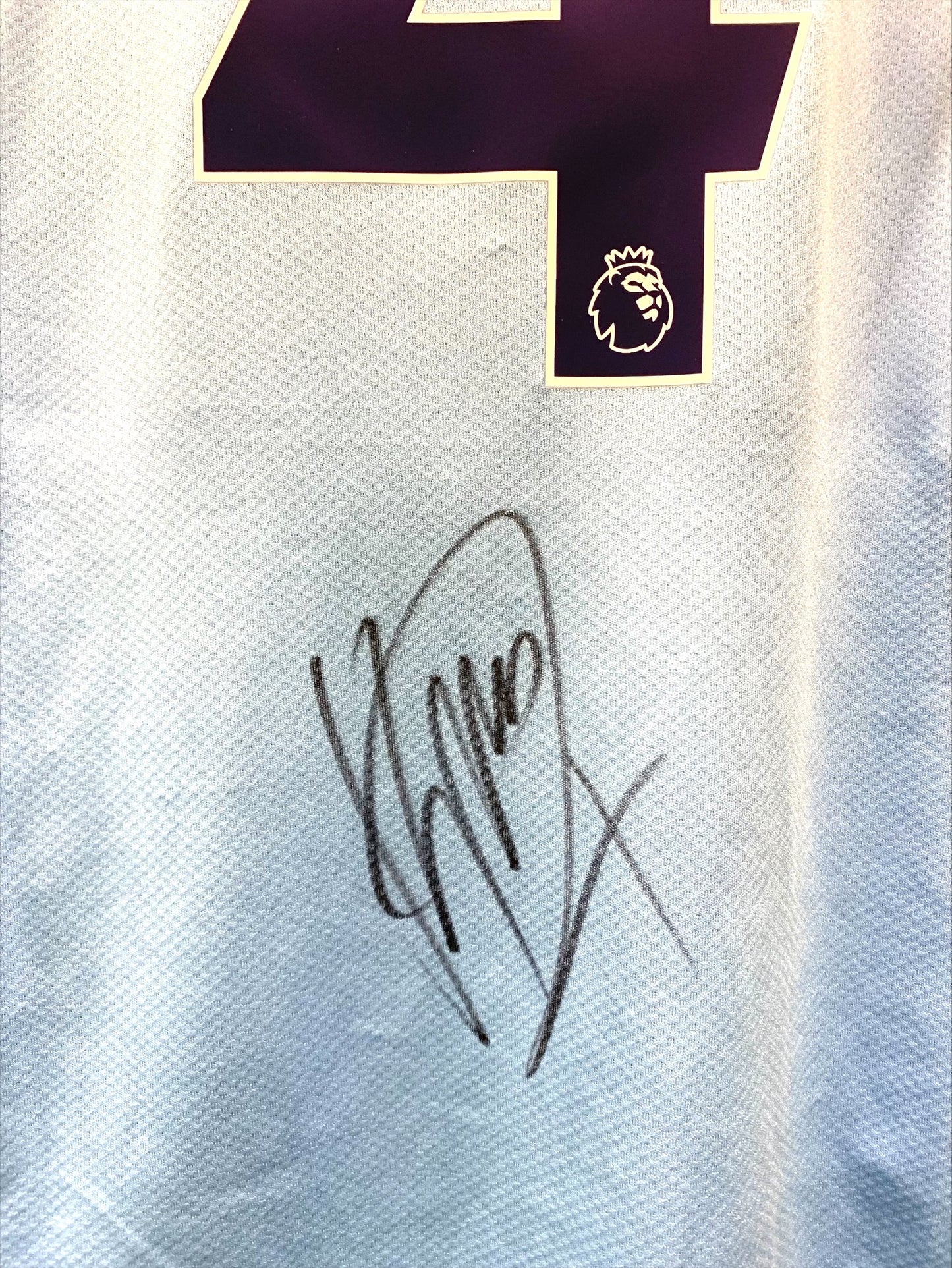 Kalvin Phillips - Manchester City FC  - hand-signed replica shirt - MCFC memorabilia, football shirt (UNFRAMED)