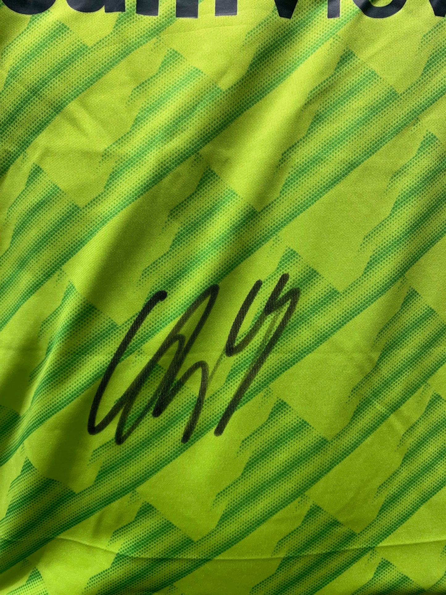 Christian Eriksen - Manchester United FC - hand-signed replica shirt - MUFC memorabilia, football shirt (UNFRAMED)