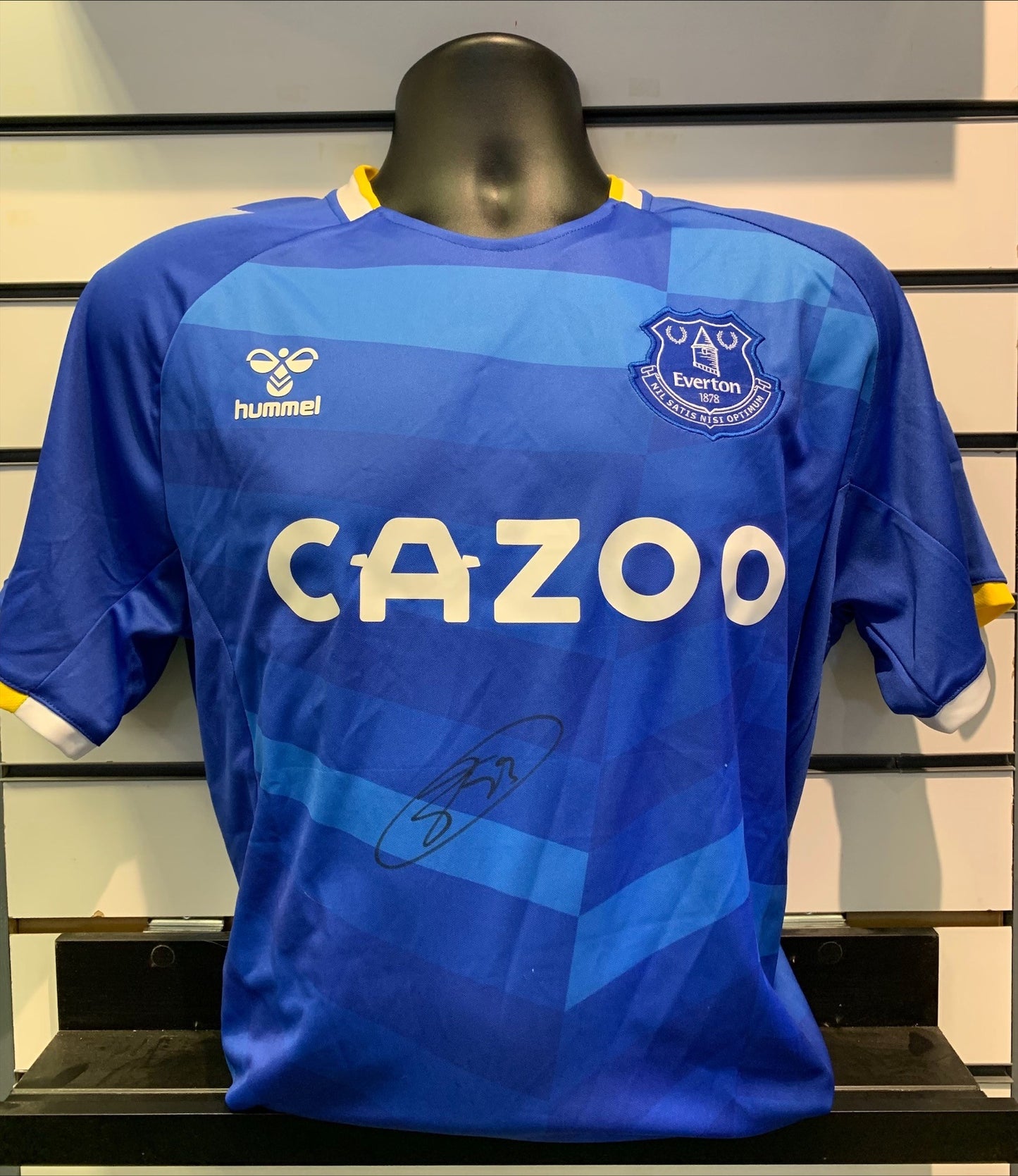 Seamus Coleman Everton FC - hand-signed replica shirt - Everton memorabilia, football shirt (UNFRAMED)