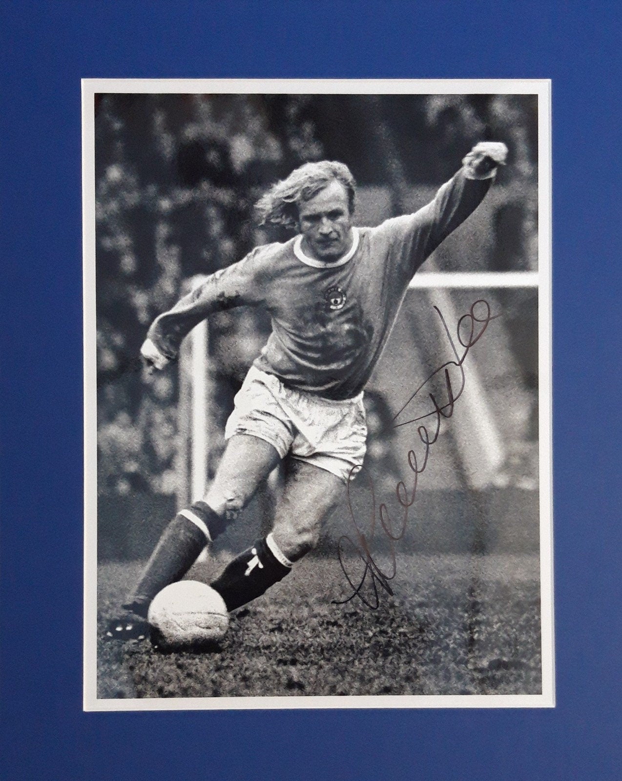 Franny Lee - Manchester City FC - 20x16in signed photo mount- City memorabilia, gift, display