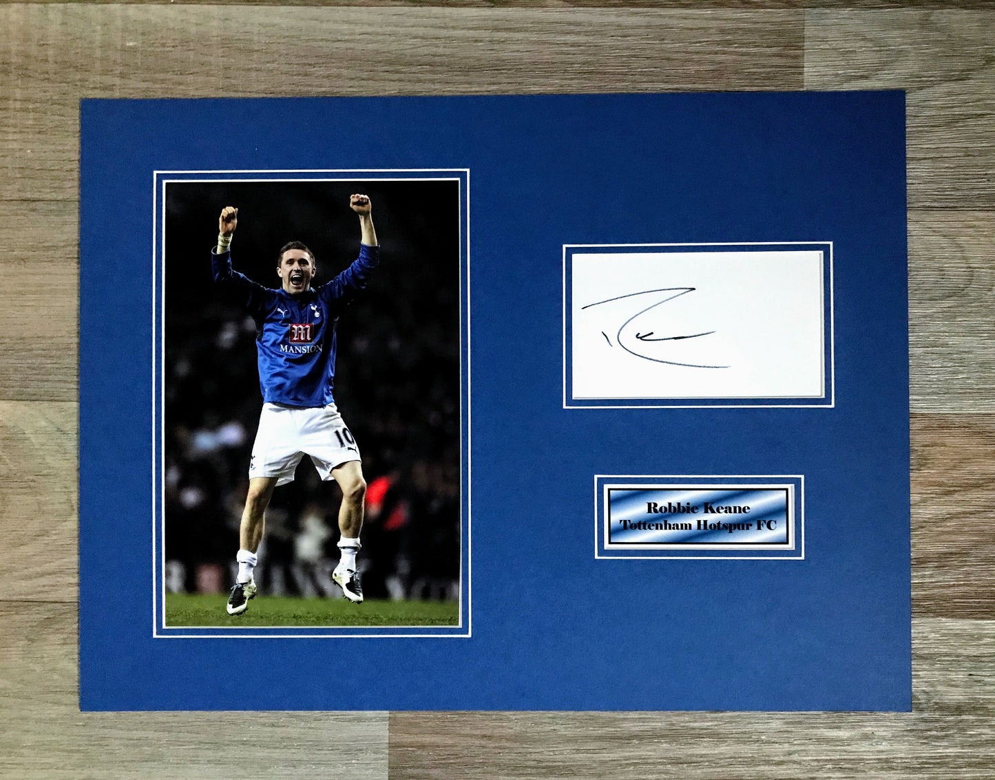 Robbie Keane - Tottenham Hotspur FC - 16x12in signed photo montage - Spurs memorabilia, gift, display