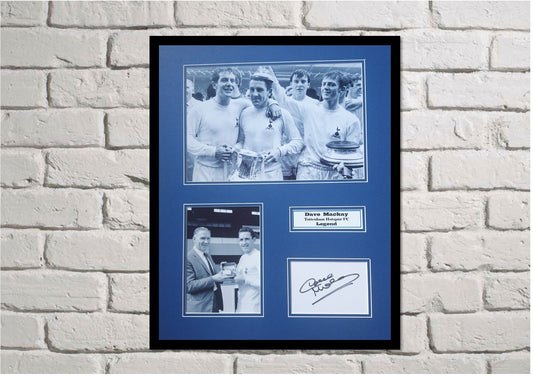 Dave Mackay - Tottenham Hotspur FC - 20x16in signed photo montage - Spurs memorabilia, gift, display