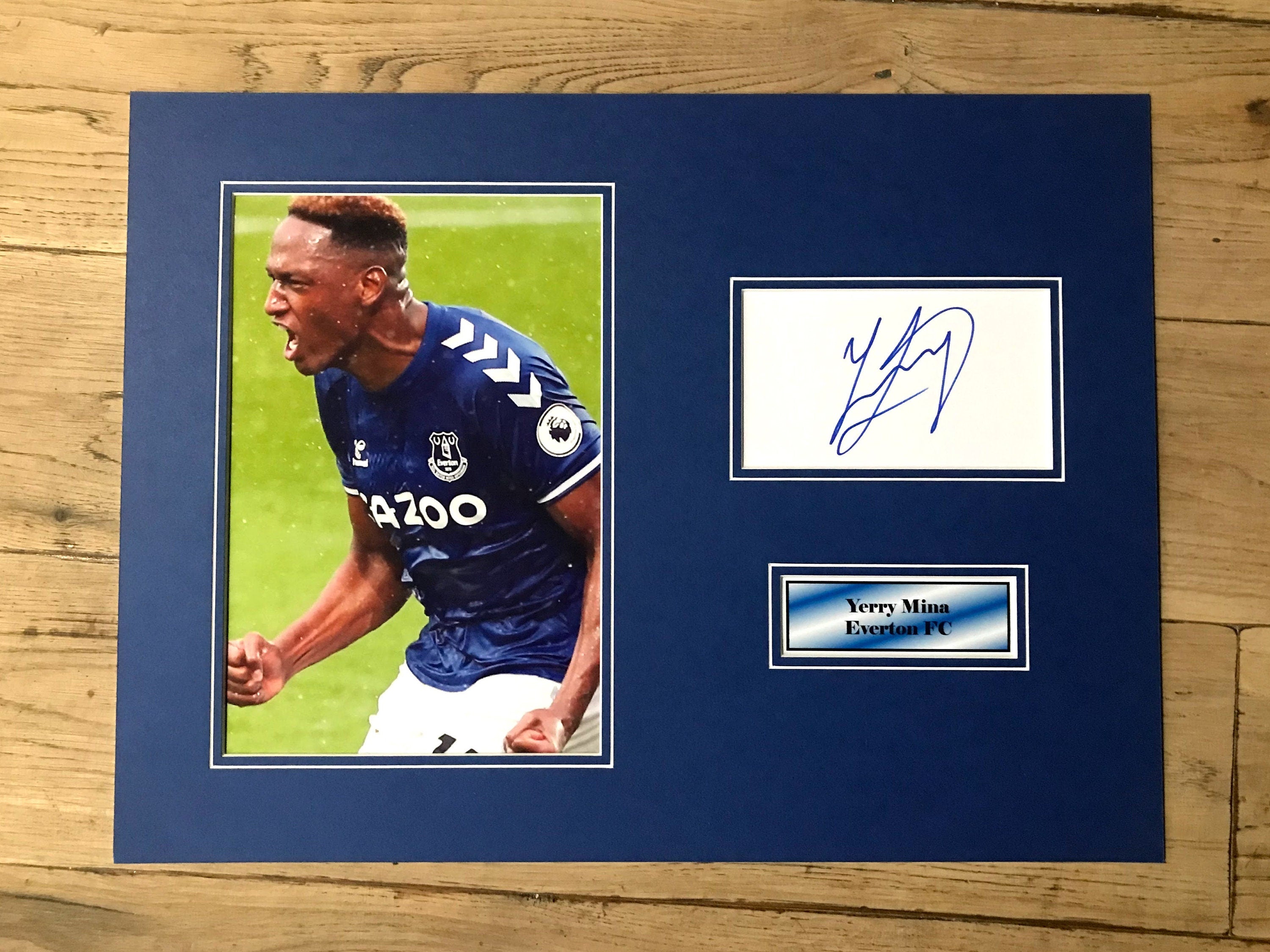 Everton signed hot sale memorabilia