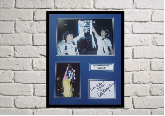 Steve Perryman - Tottenham Hotspur FC - 20x16in signed photo montage - Spurs memorabilia, gift, display