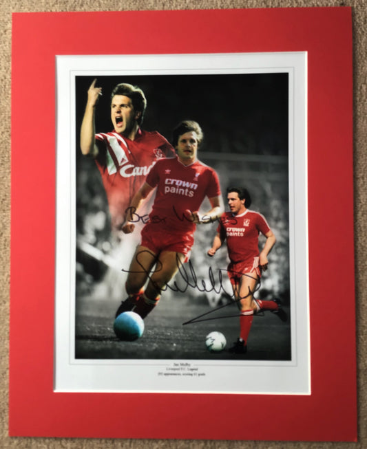 Jan Molby - Liverpool FC - 20x16in signed photo mount- LFC memorabilia, gift, display (UNFRAMED)