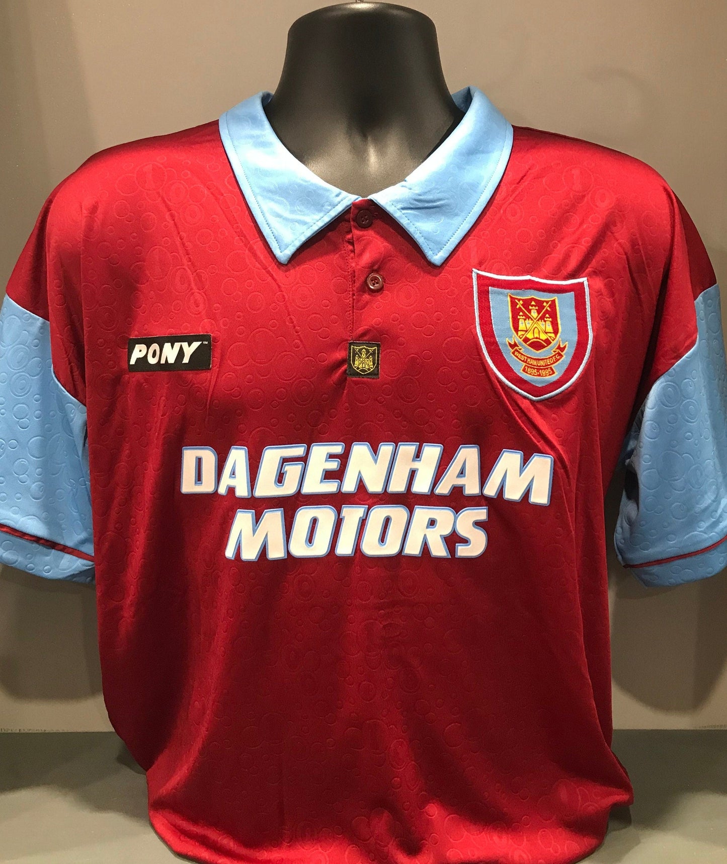 Tony Cottee - West Ham United FC - signed shirt - WHUFC memorabilia, gift