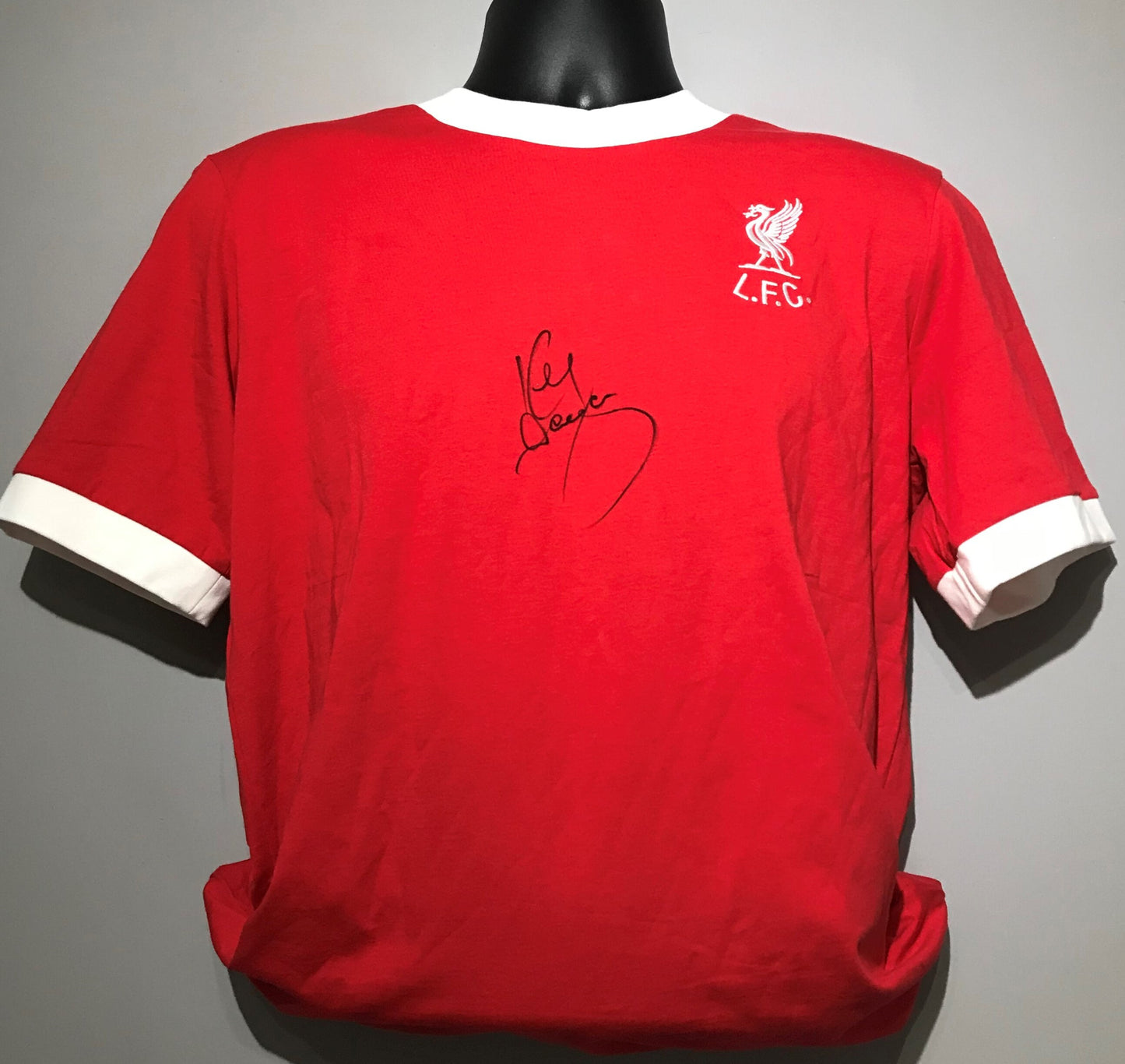 Kenny Dalglish - Liverpool FC - hand-signed replica shirt - LFC memorabilia, football shirt (UNFRAMED)